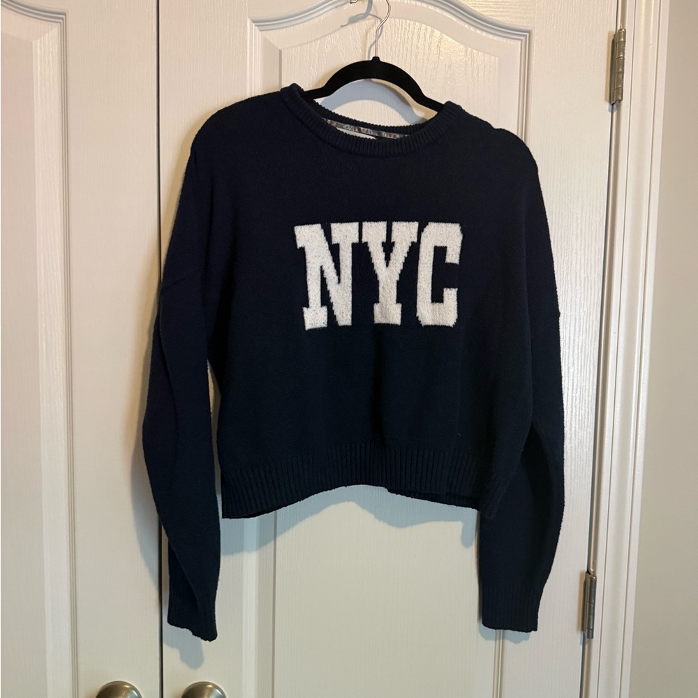 No Boundaries Dark Blue Sweater